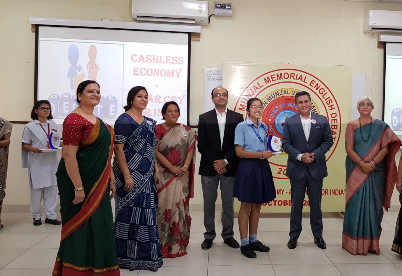 INTER SCHOOL DEBATE COMPETTION AT RAMAN MUNJAL VIDYA MANDIR   